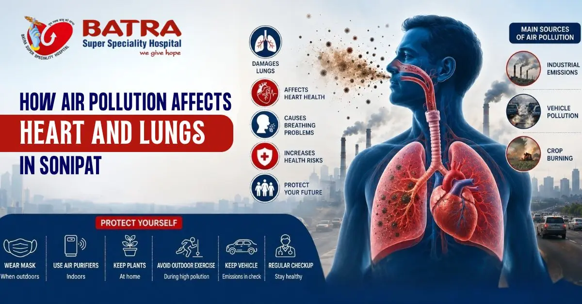 How Air Pollution Affects Heart and Lungs in Sonipat