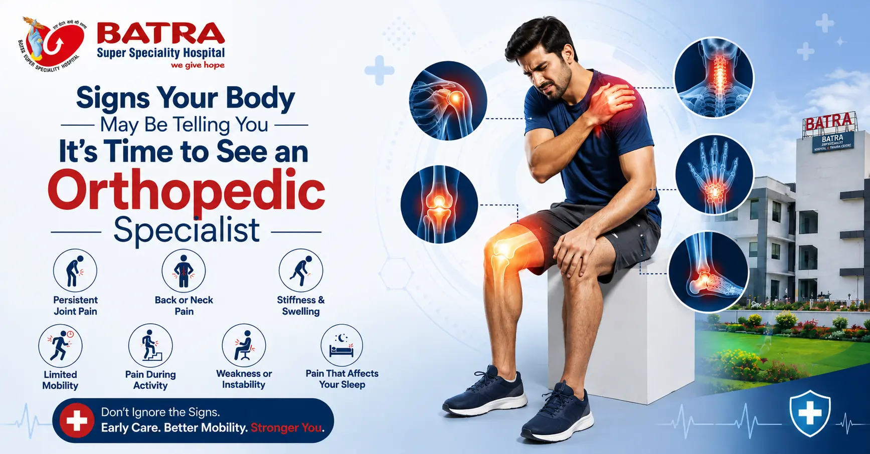 Signs Your Body May Be Telling You It’s Time to See an Orthopedic Specialist