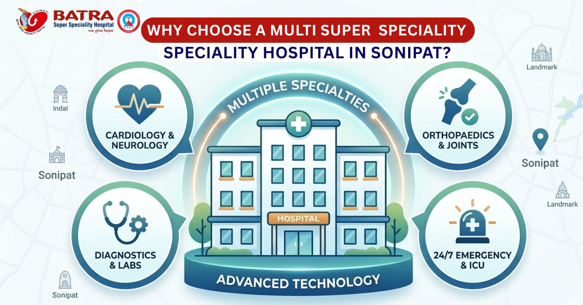 Why Choose a Multi Super Speciality Hospital in Sonipat